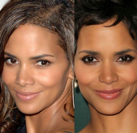 halle berry nose job|Halle Berry: Before and After